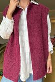 Made in Italy Norbury Gilet Burgundy